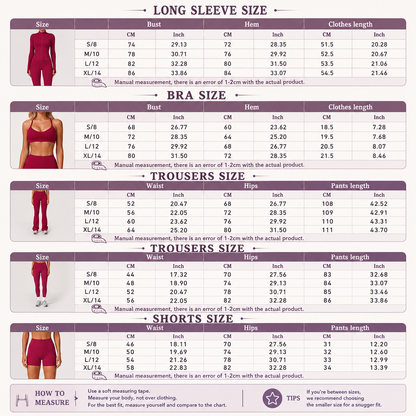 Seamless Yoga Set for Women | Long Sleeve Sports Bra and Leggings Workout Set with Breathable Stretch Fabric