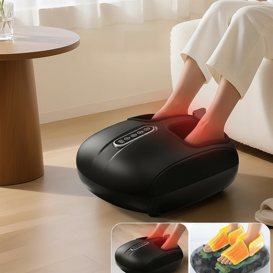 Foot Massager Machine with Heat | Electric Foot Massager with Air Compression and Kneading | Foot Massage Device