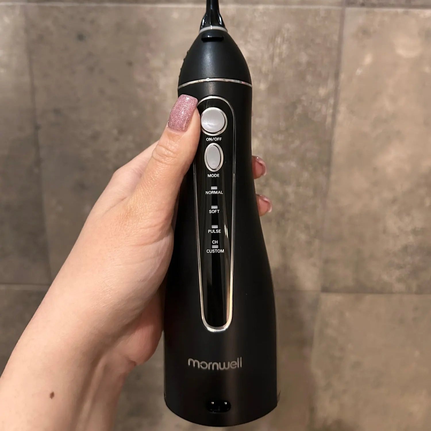 Cordless Water Flosser | Portable Oral Irrigator for Teeth Cleaning | 200ML Tank, 4 Nozzles, Rechargeable, IPX7 Waterproof, 3 Modes