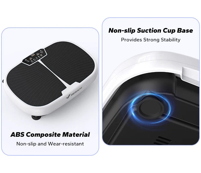 EMS Vibration Plate Exercise Machine | Lymphatic Drainage, Pain Relief, Fat Burning & Weight Loss | 99 Speeds + Remote Control | Home Fitness Platform