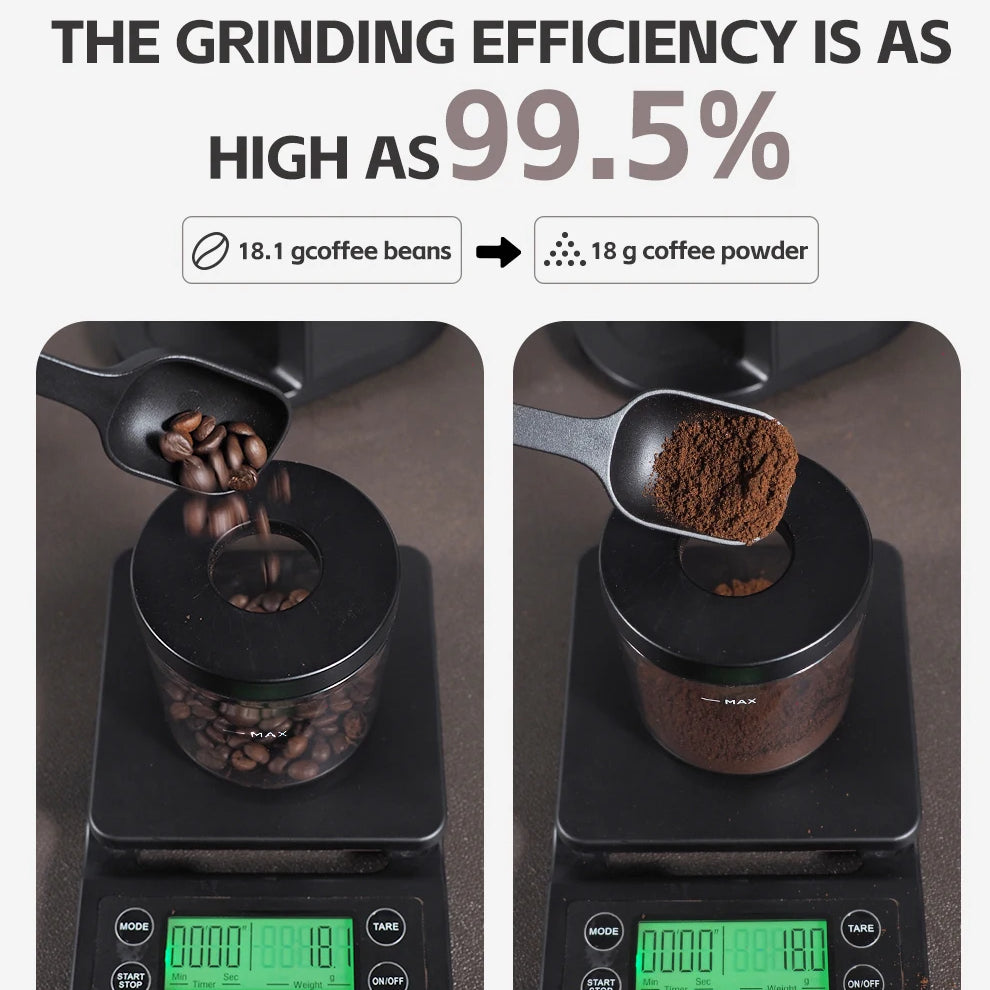 Electric Burr Coffee Grinder | 34 Grind Settings for Espresso, Pour Over, French Press | Visual Bean Storage, Adjustable Precision – G3