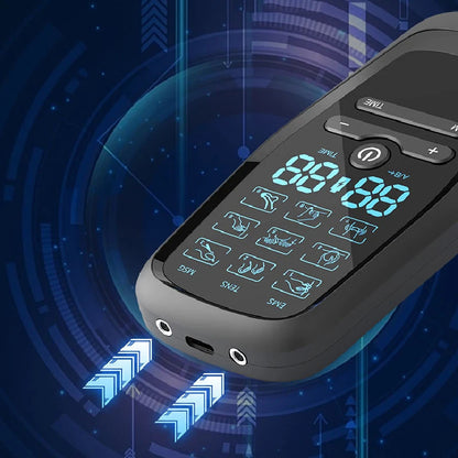 Electric TENS & EMS Muscle Stimulator | 6 Massage Modes, 19 Intensity Levels, USB Rechargeable Pain Relief Therapy for Back, Neck, Legs & Arms