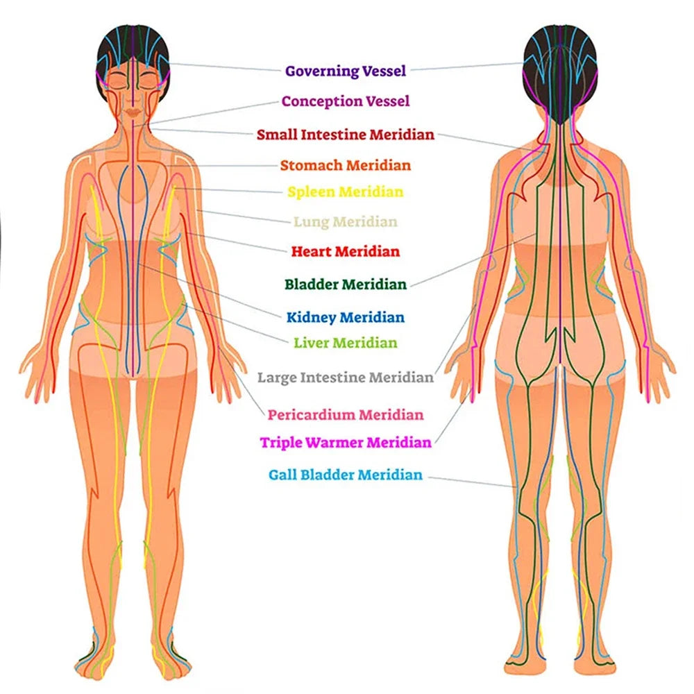 Electric Acupuncture Pen | 5-in-1 Meridian Therapy Device for Pain Relief, Circulation & Facial Care | 9 Intensity Levels, USB-C Rechargeable, Needle-Free