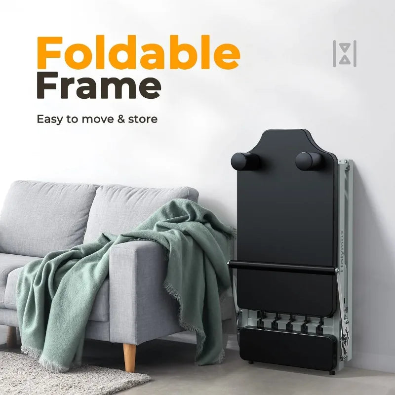 Foldable Pilates Reformer for Home | Compact Fitness Machine | Full Body Workout | Dual Resistance | Up to 400 lbs Capacity | Easy Storage