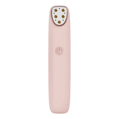 Electric Eye Massager Pen | RF Radio Frequency, Red Light, EMS & Vibration | Anti-Wrinkle, Dark Circles, Eye Bag Remover Pink