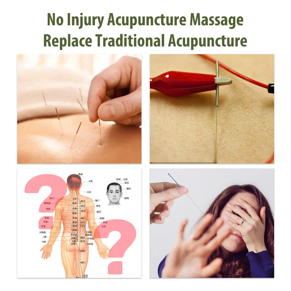 Electronic Acupuncture Pen | Needle-Free Meridian Massage with Pulse Therapy | Auto Acupoint Detection, 9 Intensity Levels, USB Rechargeable