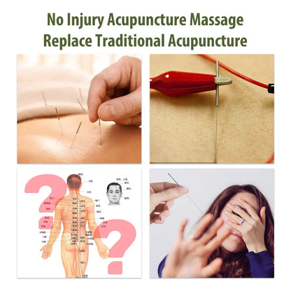 Electronic Acupuncture Pen | Needle-Free Meridian Massage with Pulse Therapy | Auto Acupoint Detection, 9 Intensity Levels, USB Rechargeable