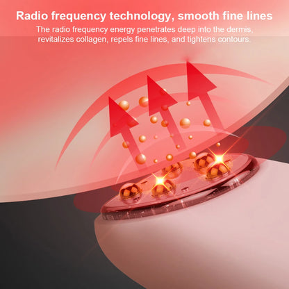 Electric Eye Massager Pen | RF Radio Frequency, Red Light, EMS & Vibration | Anti-Wrinkle, Dark Circles, Eye Bag Remover