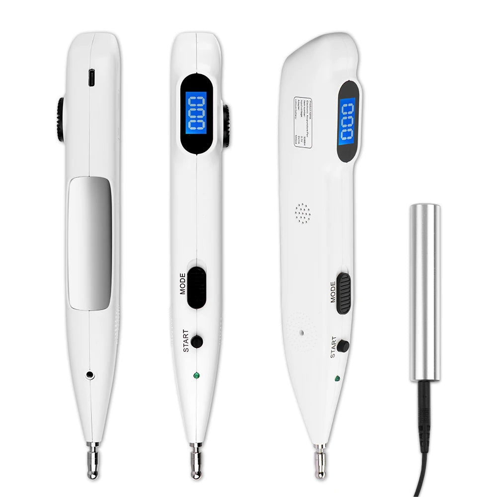 Electronic Acupuncture Pen | Needle-Free Meridian Massage with Pulse Therapy | Auto Acupoint Detection, 9 Intensity Levels, USB Rechargeable