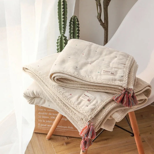 Organic Cotton Blanket - vitaAsana