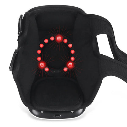Heated Knee Massager with Vibration | 3 Heat & Massage Levels | LED Display | Cordless Rechargeable Knee Brace for Pain Relief & Joint Recovery