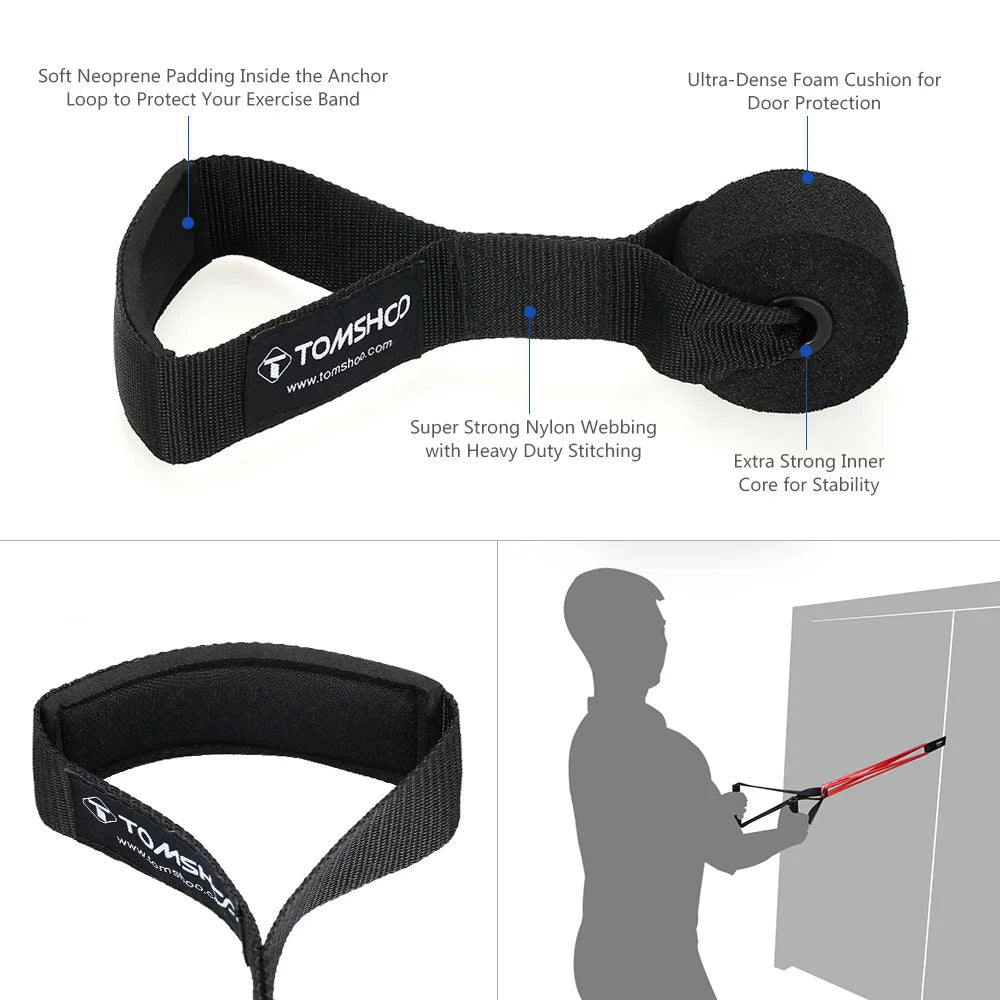 Heavy Duty Resistance Bands Set | 5 Levels 8–125 lbs | 100% Natural Latex Pull-Up Assist Bands for Strength Training, Mobility & Home Workouts