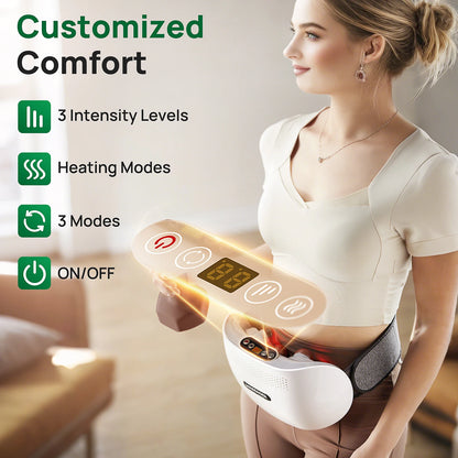 Cordless Abdominal Massager with Heating Therapy