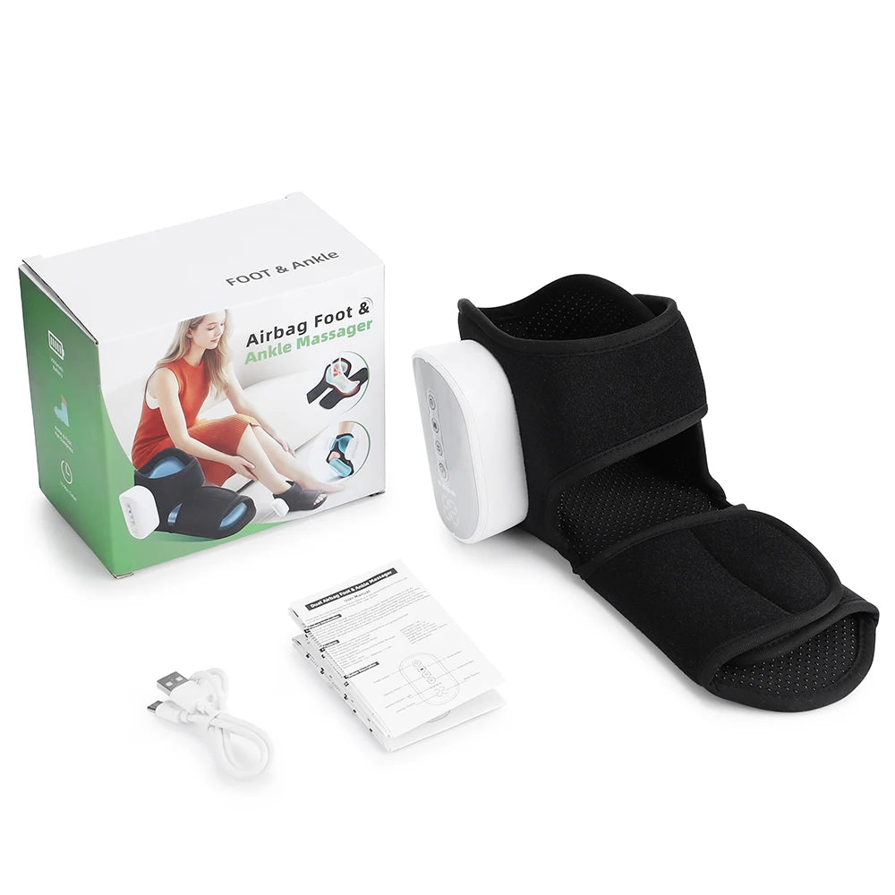 EMS Foot Massager Machine | TENS Foot Circulation Stimulator Pad, Adjustable Intensity