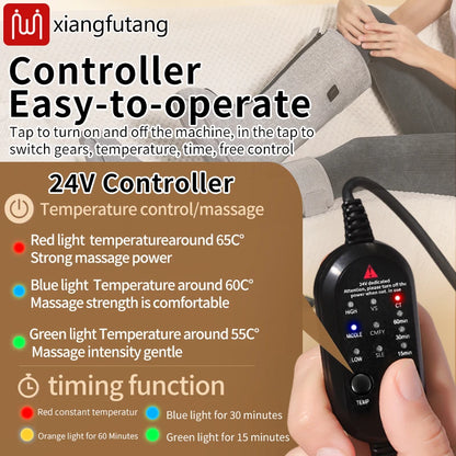 Red Light Therapy Boots | Heated Infrared Foot Wrap with Vibration for Daily Foot Recovery