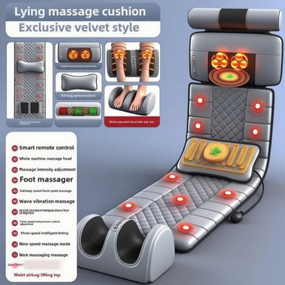 Full Body Massage Mat With 10-Zone Vibration & Heat