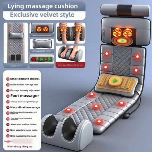 Full Body Massage Mat With 10-Zone Vibration & Heat