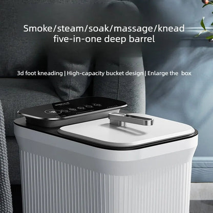 Heated Foot Spa Bath with Automatic Massage & Temperature Control | Electric Foot Bath Massager with Rollers, Water Jets & Remote Control