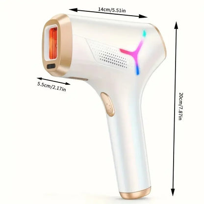 AI06 IPL Hair Removal Device | 999,999 Flashes, 9 Energy Levels, Auto & Manual Modes | Painless Long-Term Laser Hair Removal at Home