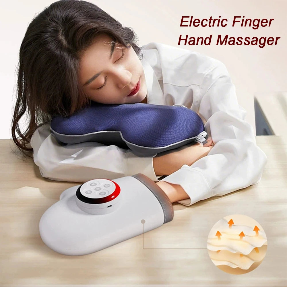 Electric Hand Massager with Air Pressure & Heat Therapy