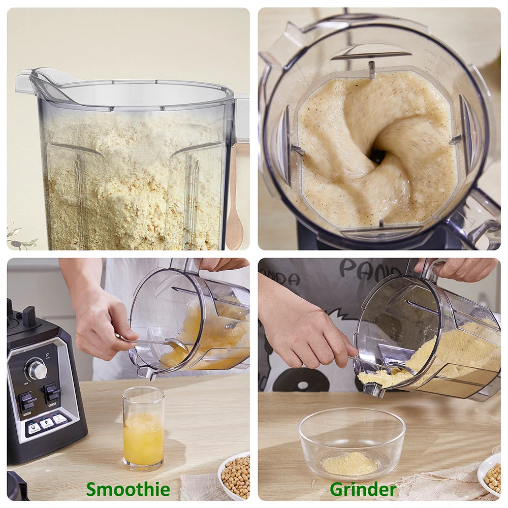 2200W Professional Blender – Low-Profile 2 L BPA-Free Tritan Jar | Kitchen Smoothie & Ice Crusher Food Mixer