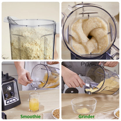 2200W Professional Blender – Low-Profile 2 L BPA-Free Tritan Jar | Kitchen Smoothie & Ice Crusher Food Mixer