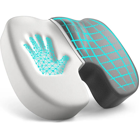 Ergonomic Seat Cushion for Tailbone Pain Relief | Memory Foam Coccyx Pillow for Office Chair, Hemorrhoid & Sciatica Support