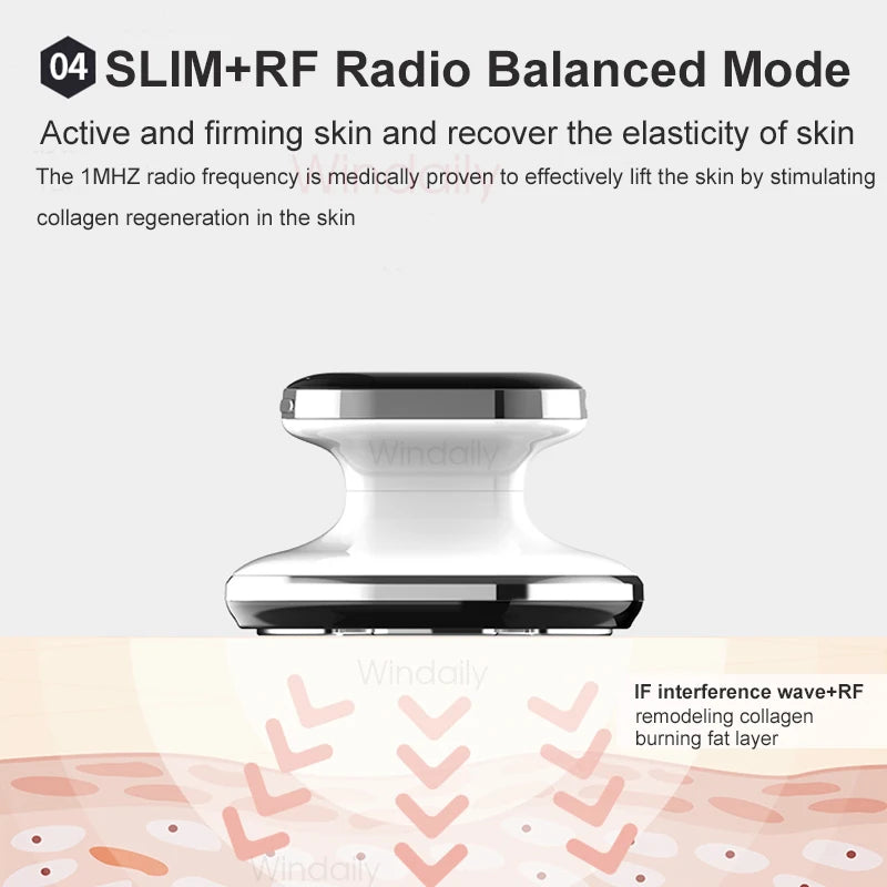 RF Body Slimming Massager – EMS Toning & LED Light Therapy