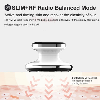RF Body Slimming Massager – EMS Toning & LED Light Therapy