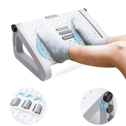Adjustable Under Desk Foot Rest | Ergonomic Foot Stool for Posture & Back Pain Relief