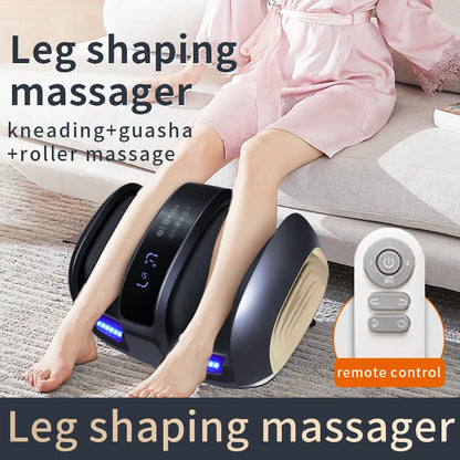 Shiatsu Foot Massager with Heat | Deep Tissue Foot & Calf Massager Machine, Kneading Rollers, Circulation & Muscle Relaxation