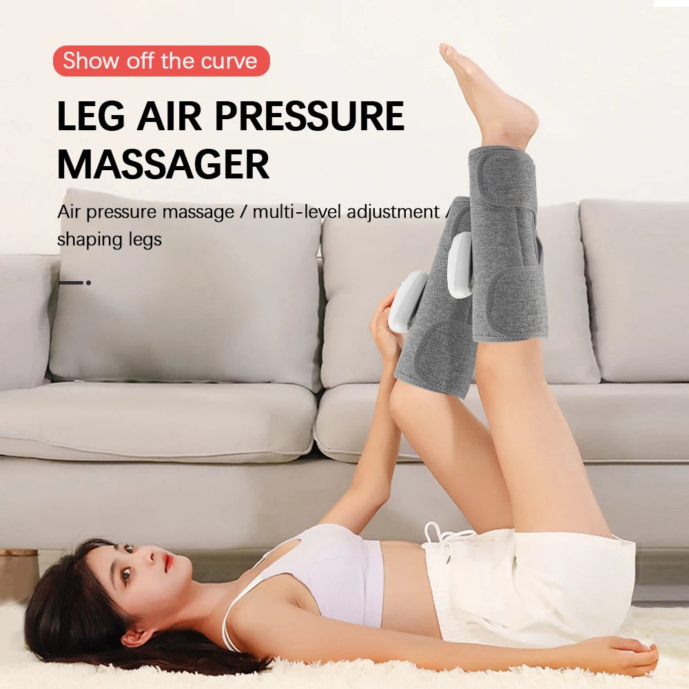 Air Compression Calf Massager | Wireless Leg & Arm Massager with 3 Modes, 1800mAh Battery | Improves Circulation & Muscle Recovery