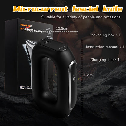 Electric Fascia Scraper Massager – Heated Vibration Tool