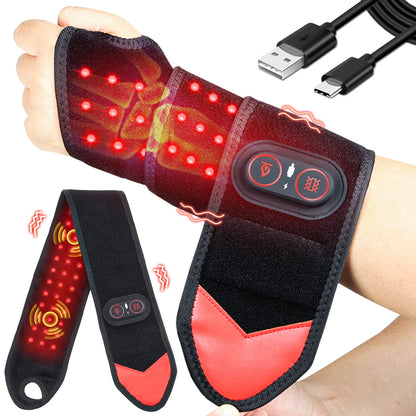 Red Light Therapy Wrap with Heat and Vibration