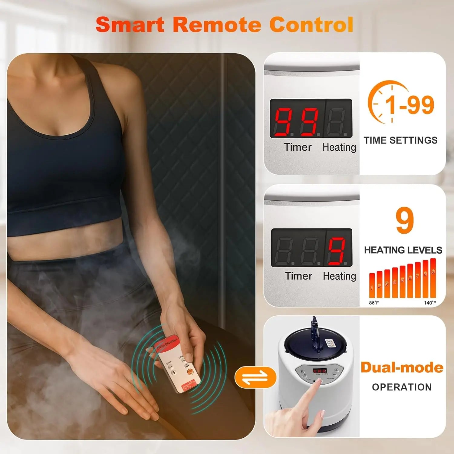 Portable Infrared Steam Sauna Tent – Home Detox & Relaxation