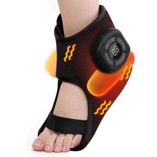 EMS Foot Massager Machine | TENS Foot Circulation Stimulator Pad, Adjustable Intensity