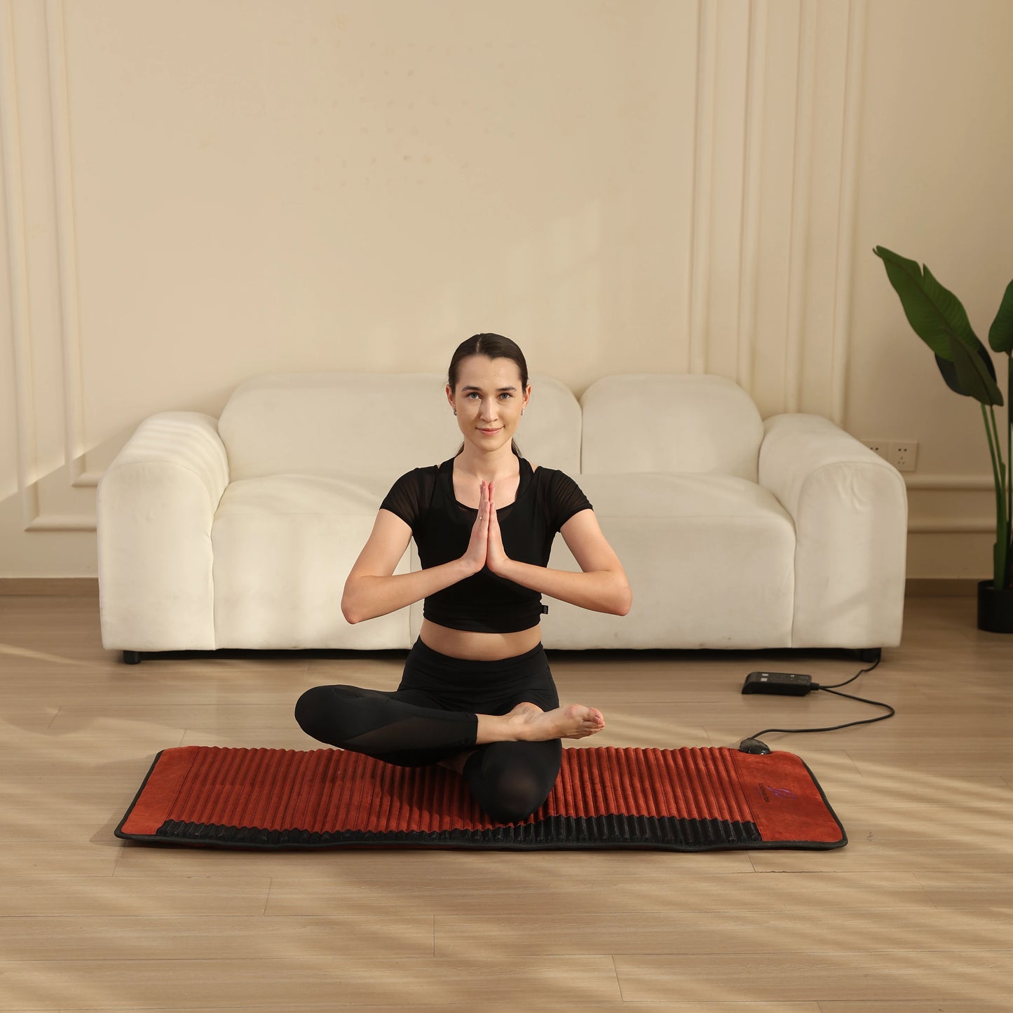 PEMF Infrared Therapy Mat | Amethyst, Tourmaline Heated Crystal Sauna Cushion
