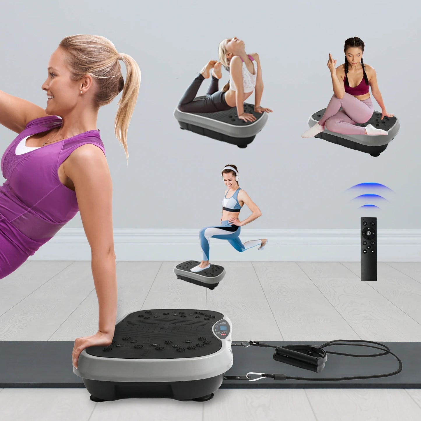 Vibration Plate Exercise Machine – 99-Level Full Body Trainer