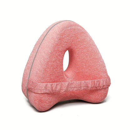 Memory Foam Knee Pillow | Side Sleeper Leg Support for Hip, Back & Sciatica Relief