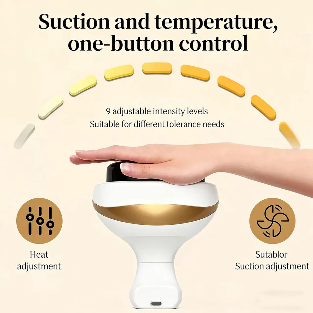Electric Cupping And Scraping Massager – Heated Suction