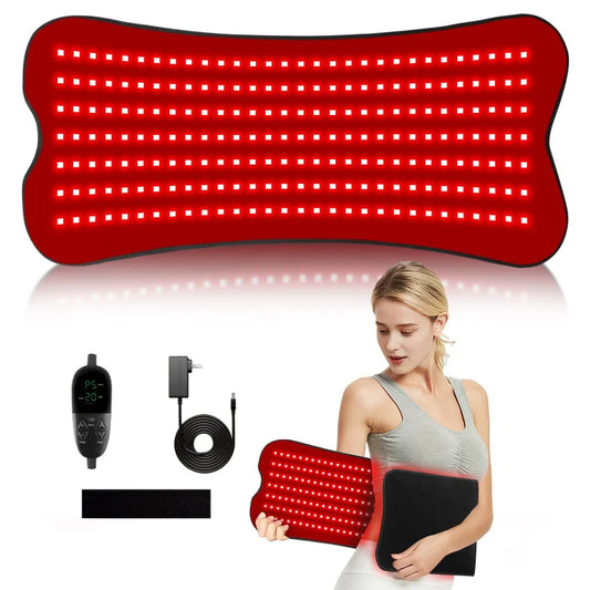 Infrared Red Light Therapy Belt – 210 LED Heating Pad