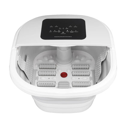 Smart Foldable Foot Spa Soaker | 8L Capacity, 8 Massage Rollers, Remote Control & Adjustable Temperature | 420W Heated Foot Bath Tub