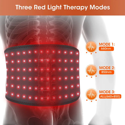 Red Light Therapy Waist Belt – 660nm & 850nm Support