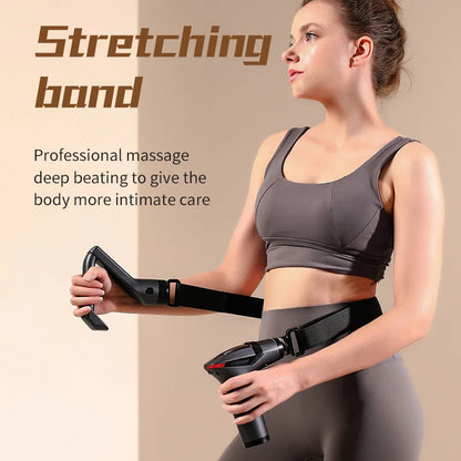 Deep Tissue Massage Gun with Long Handle for Full Body