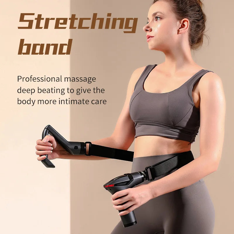Deep Tissue Massage Gun with Long Handle for Full Body