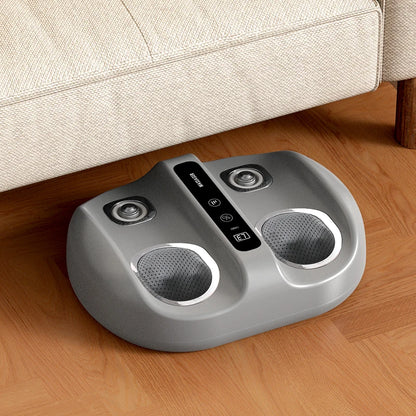 Foot Massager Machine with Heat & Kneading | Foot Pain Relief & Circulation System for Daily Muscle Recovery Grey