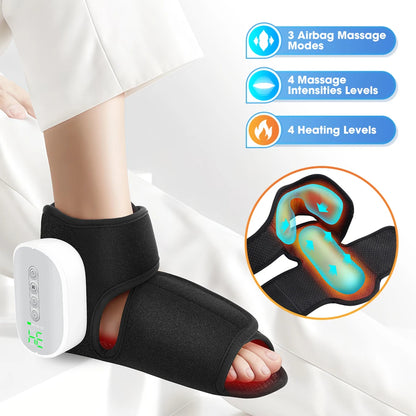 EMS Foot Massager Machine | TENS Foot Circulation Stimulator Pad, Adjustable Intensity