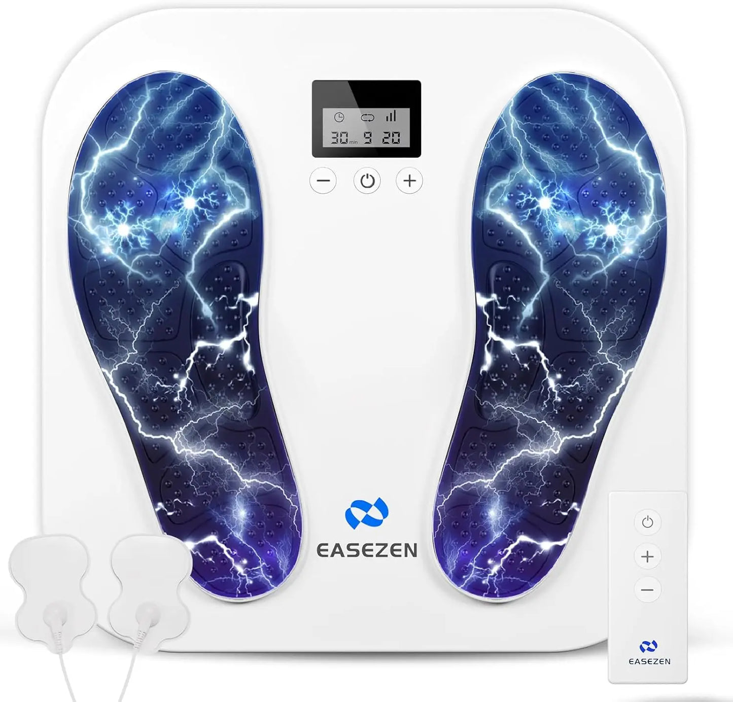 EMS Foot Massager for Neuropathy & Plantar Fasciitis | TENS Circulation Machine with 10 Modes & 20 Intensities