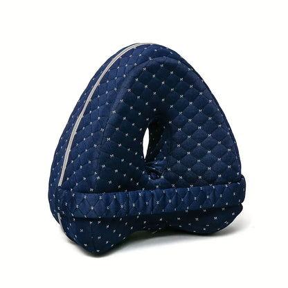 Memory Foam Knee Pillow | Side Sleeper Leg Support for Hip, Back & Sciatica Relief