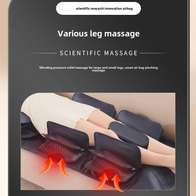 Full Body Massage Mat with Heat & Air Compression | Neck, Back, Lumbar Traction Massager Mattress with Vibration & Remote